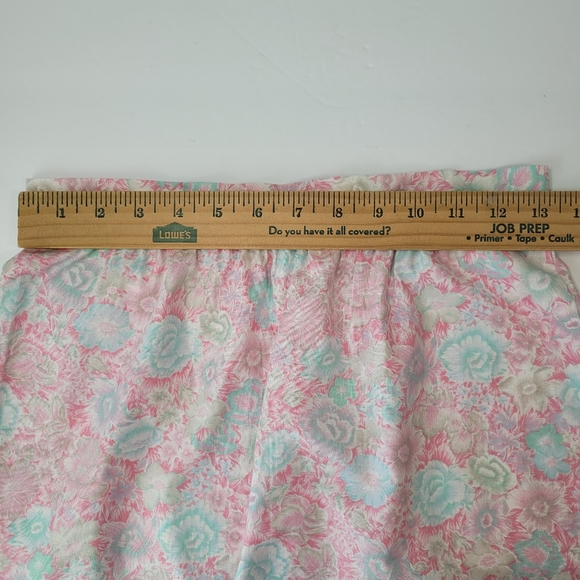 Pencil Skirt Floral Secretary Geek Pink Union Made in USA Women's Vintage Size 8 - Picture 4 of 10